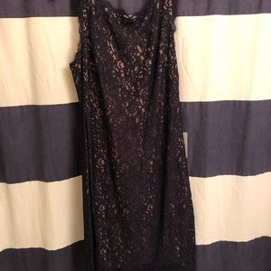 Brand new with tags black and nude dress
